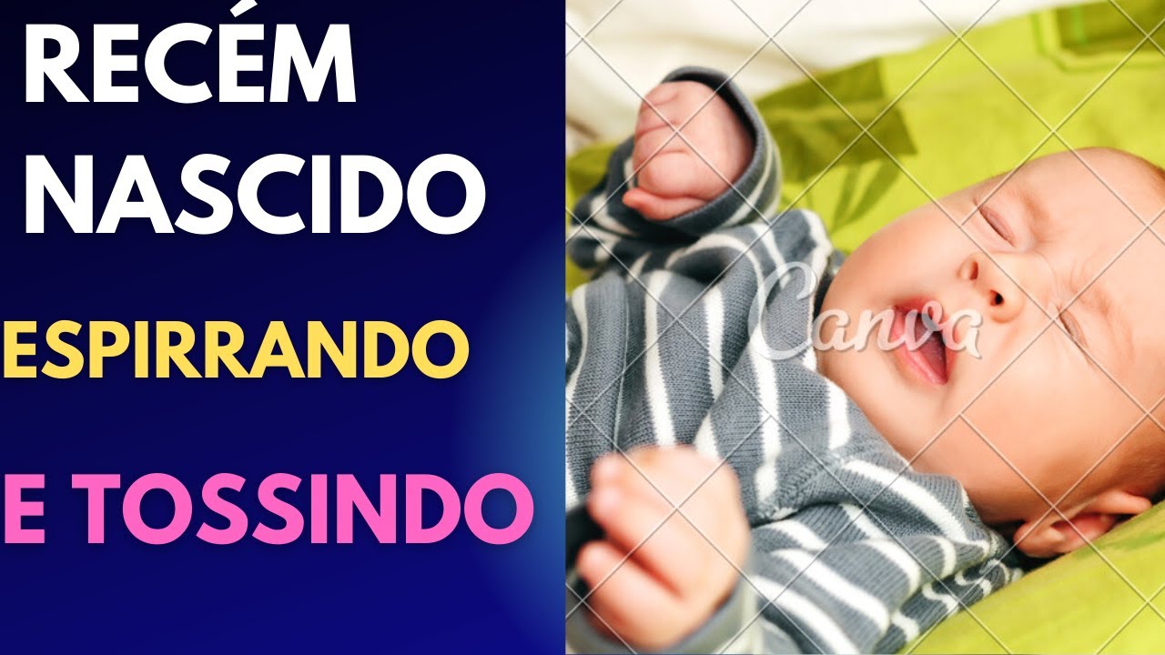 recem nascido espirrando e tossindo - YouTube