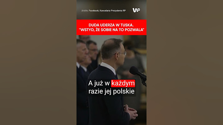 Duda uderza w Tuska. "Wstyd, że sobie na to pozwala" #polityka #sejm