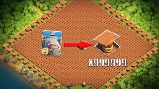 X1 Golem VS X99999 Spring Trap In Clash Of Clans, COC Private Server