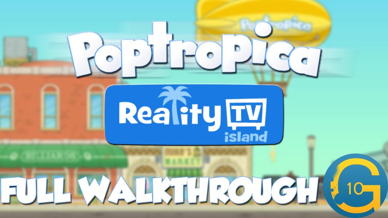 Poptropica Reality TV Island Full Walkthrough YouTube