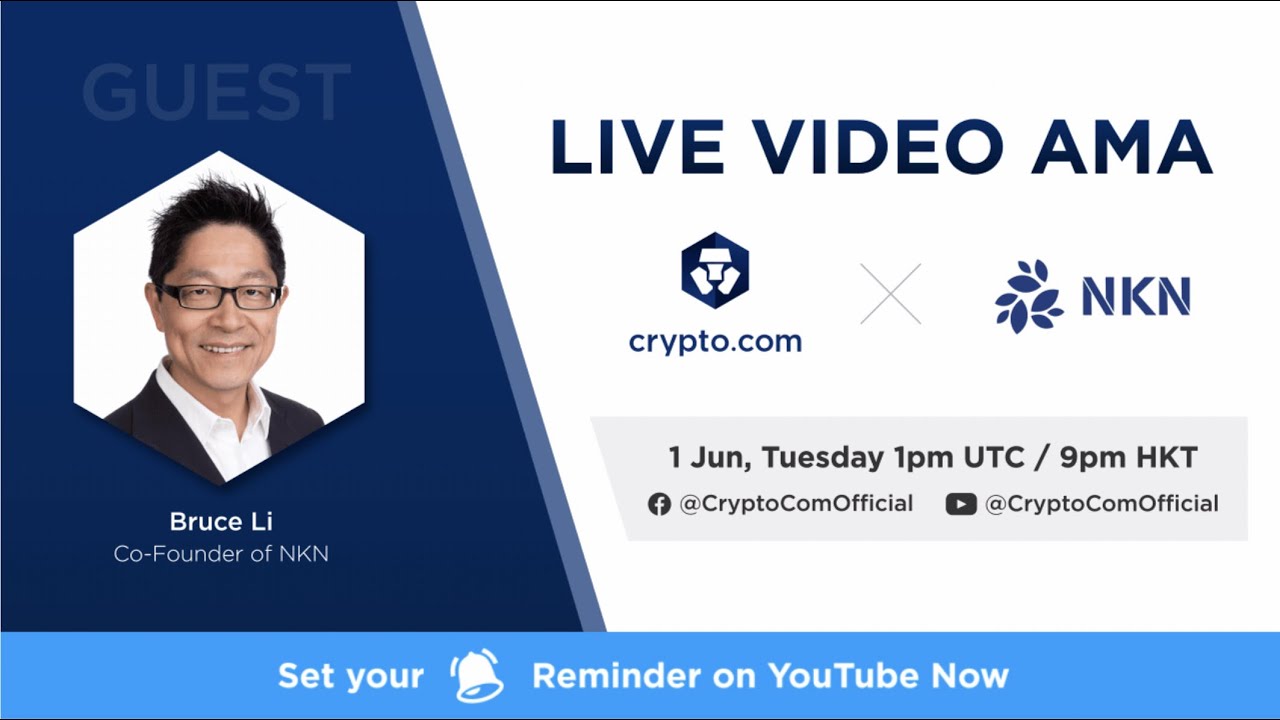 [NKN] - Live Video AMA with Bruce Li, Co-Founder of NKN