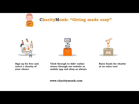 CharityMonk: &quot;Giving made easy&quot; | Shop Online | Donate to charity for free