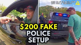 Fake Cop Meets Real Officer — Caught With $200 Amazon Police Setup