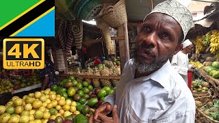【4K】 Darajani Market Stone Town Zanzibar
