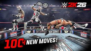Over 100 NEW Beautiful Animations in WWE 2K26 (DLC Included)