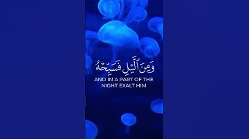 الآية 48 من سورة الطور. #قرآن #قرآن_كريم #قران_كريم #آيات #quran #ayat #سورة_الطور