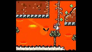 Yoshis Island Custom Level 3-3 Orange Swamp - Yoshis Untitled Island 100%