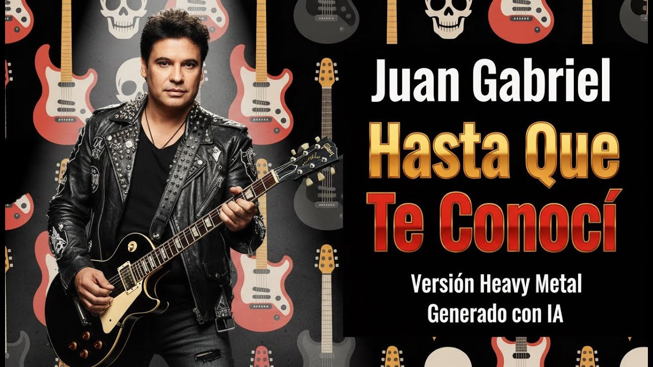 Juan Gabriel – Hasta Que Te Conocí | Cover IA Heavy Metal intenso y emocional