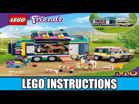 LEGO Instructions | Friends | 41722 | Horse Show Trailer (All Books)