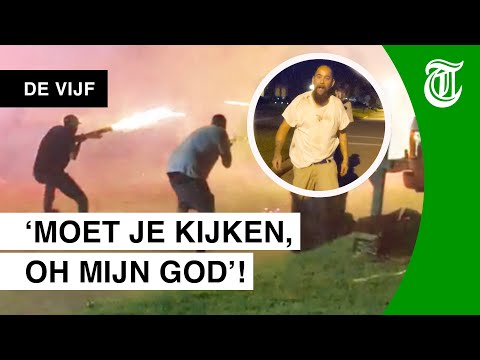 Bizar: buren gaan elkaar te lijf met vuurwerk - DE VIJF
