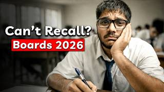 Last Minute Tips To Recall Everything In Exam Hall | Board Exams 2026