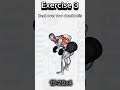 Bent over row dumbbells [ Exercise 3 ]