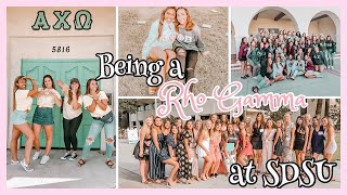 My Experience Being a Rho Gamma | SDSU Sorority Recruitment