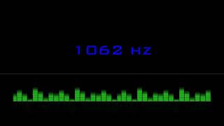 ⒽⓏ| 1062 hz Pure Tone Frequency| NO Music , For Meditation, Testing. Black Screen