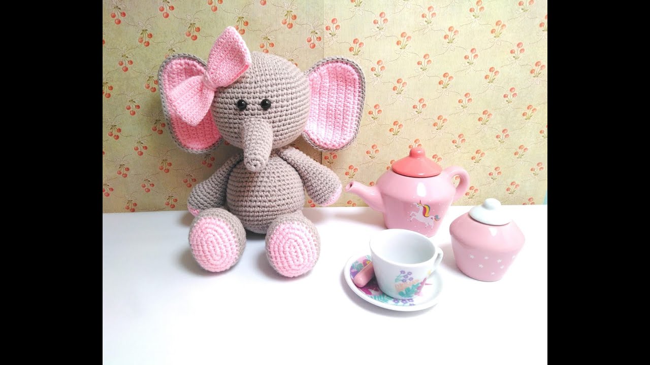 elefante  amigurumi 25cm