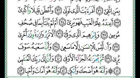 ختمة مصحف التجويد برواية الدوري الصفحة رقم  527