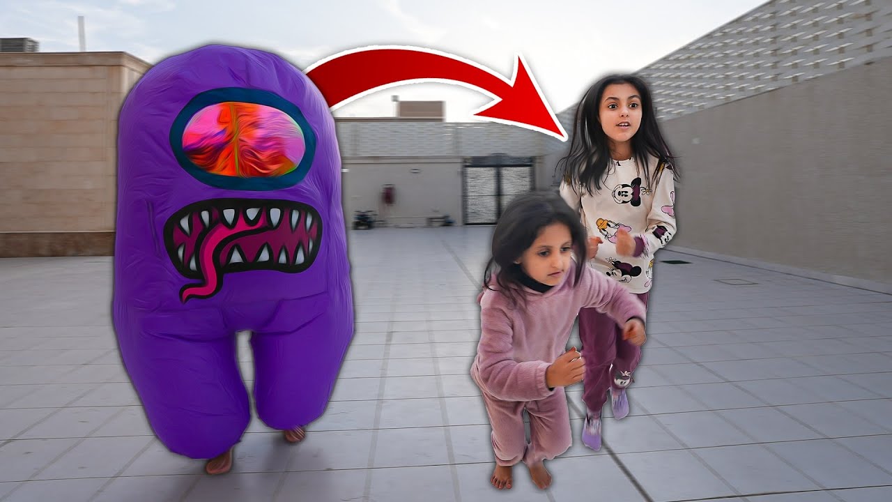 هجوم امونق اس على البنات ! توتو ولولو