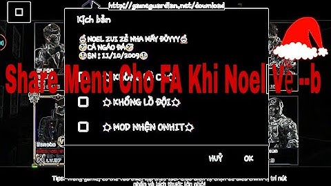 HACK CFL | Share Menu Ngày Noel | ƊƓ丶Team