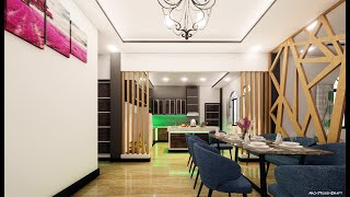 Realistic Rendering Tutorials Series #12 | INTERIOR DINING & KITCHEN AREA | Lumion 9