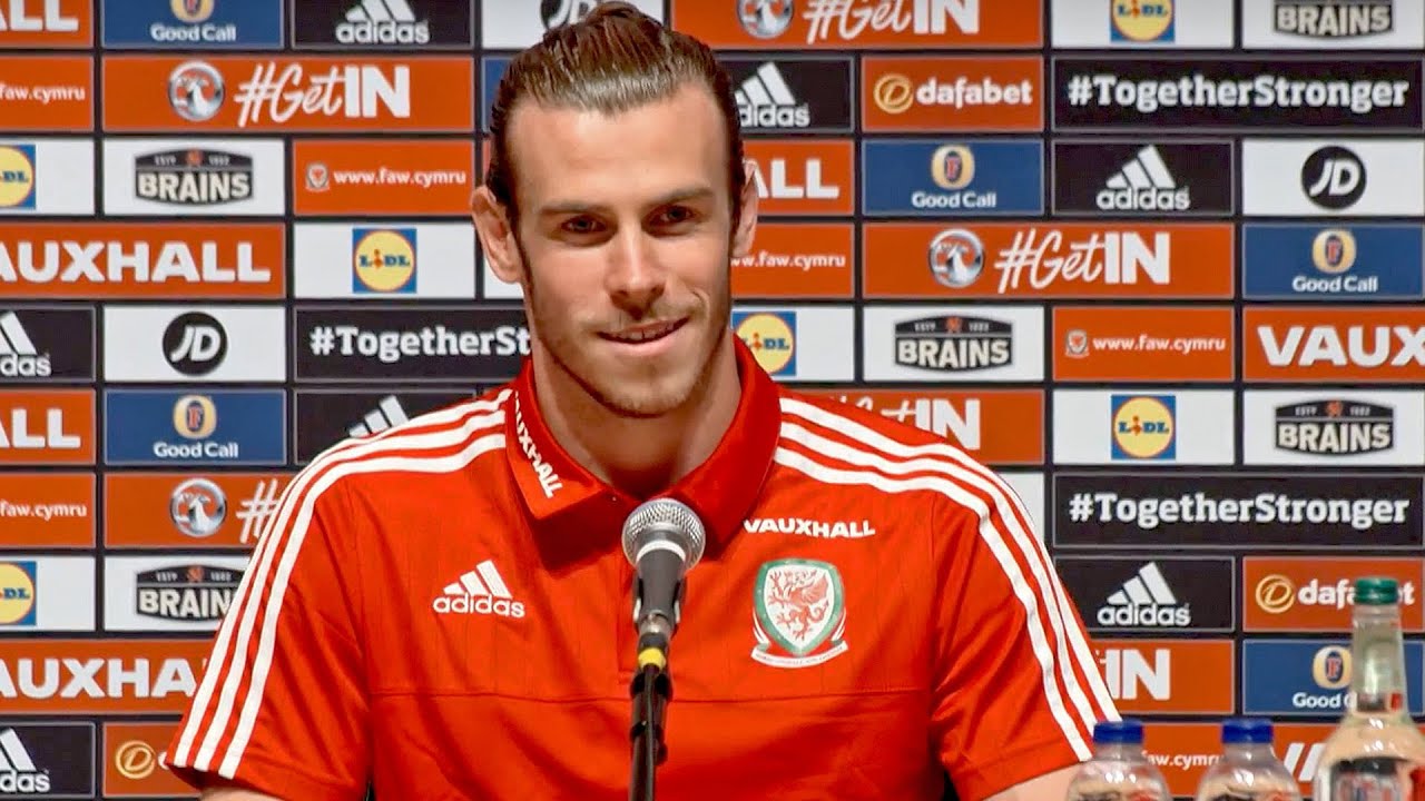 Gareth Bale  press conference ahead of Wales v England
