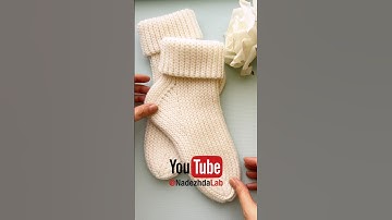 ♥️🔥 Crochet socks tutorial  #crochet #crochetbrioche #crochettutorial