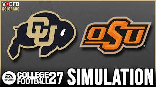 Colorado Week 8 Simulation vs Oklahoma State (College Football 27)