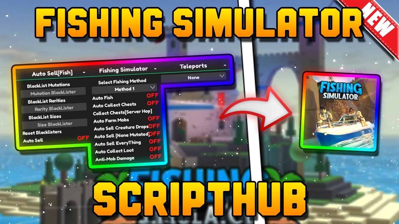 🔥 ScriptHub - Fishing Simulator Script | Auto Farm - Auto Pesca - Auto ...