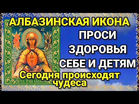 Молитва о здоровье Пресвятой Богородице перед Албазинской иконой "Слово плоть бысть"