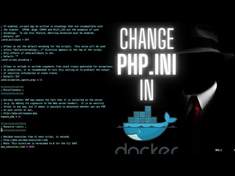 php.ini คือ  2022 New  How to change docker php.ini and change php memory size in docker