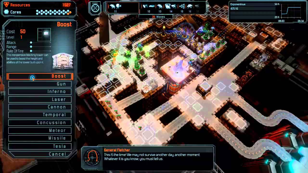 Defense Grid 2 Gold Medal Walkthrough 19 - Out of Control - Story