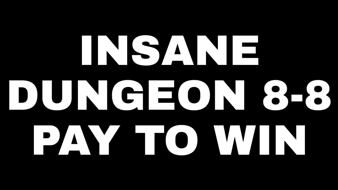 Castle clash:100% Insane dungeon 8-8 P2P