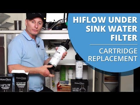 How to change the cartridge in your HiFlow Under Sink Inline Water Filter System