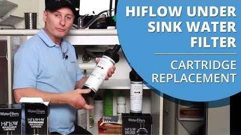 How to Change the Cartridge in Your HiFlow Under Sink Water Filter