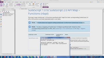 SuiteScript Lesson   SuiteScript 1 0 to SuiteScript 2 0 API Map1