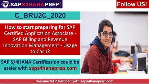 C_BRU2C_2020 - SAP Billing and Revenue Innovation Mgmt. - Usage to Cash Certification