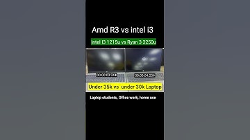 amd ryzen 3 vs intel i3 laptop speed test | amd vs intel processor | Laptop for students