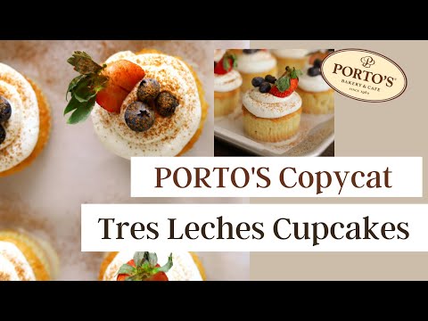 How to Make Porto39s Bakery Famous Tres Leches Cupcakes!