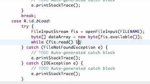 Android Application Development Tutorial   100   File Input Stream   YouTube