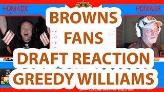Cleveland Browns Draft Greedy Williams Fan Reaction