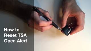 How to Set TSA Combination Lock