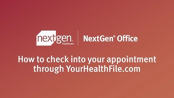 Patient Portal – How to check into your appointment through YourHealthFile.com?