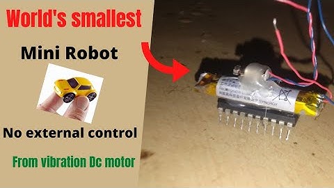 How to make mini vibrating Robot using mobile vibration motor/ diy projects