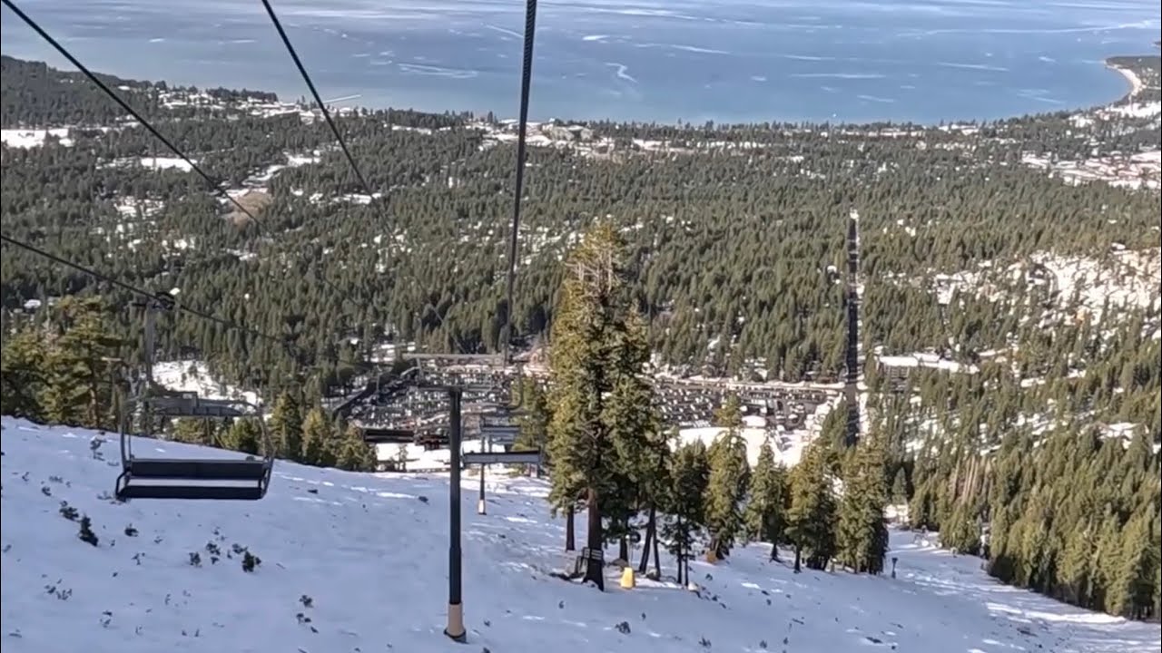 (2 January, 2026) Heavenly Ski Resort - Patsy's and Riding Down Gunbarrel Express (1080p60fps)