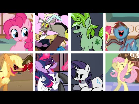 Eye candy but every turn a different my little pony character sings it