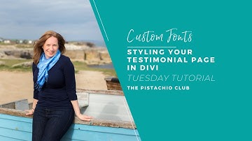 Wordpress Divi Theme Styling A Testimonial Page
