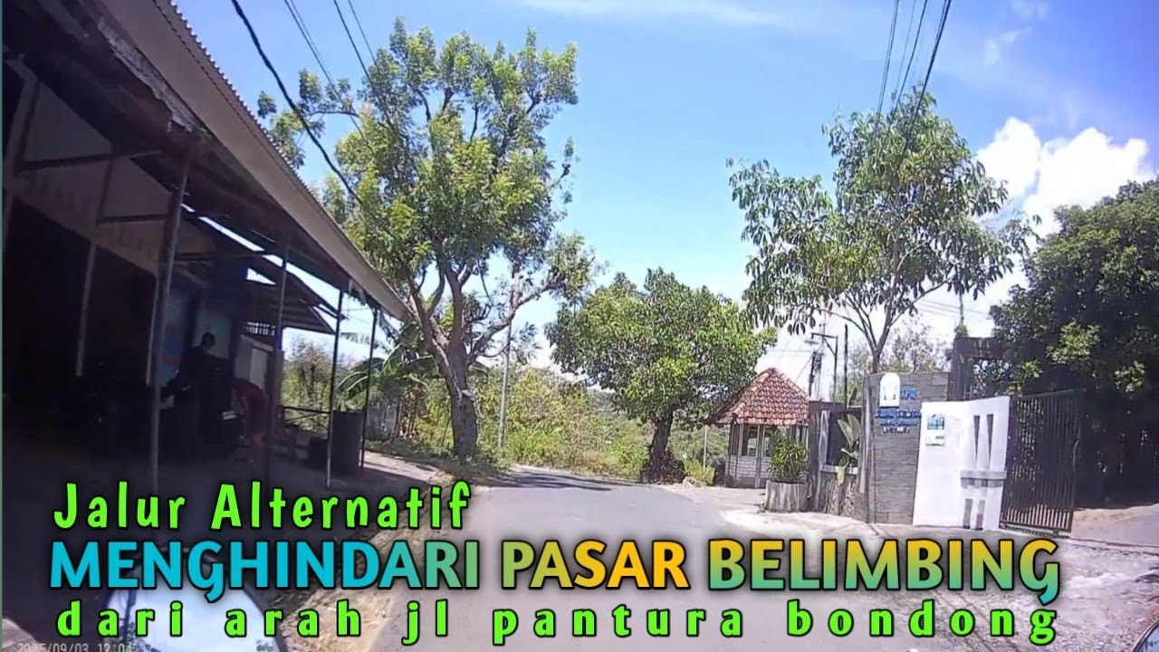 Jalur alternatif menghidari kepadatan pasar belimbing lamongan