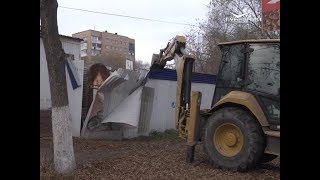 В Самаре начали сносить рынок на перекрестке Авроры и Аэродромной