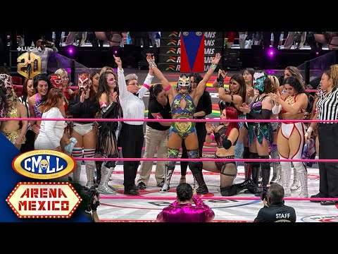 CMLL | Olympia celebra su victoria con todas las Amazonas