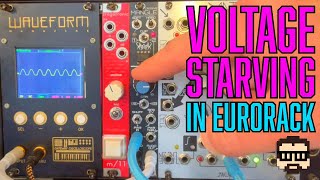 Voltage Starving In Eurorack abusing Opdans With Blood Cells  Mangle  Simon Hutchinson