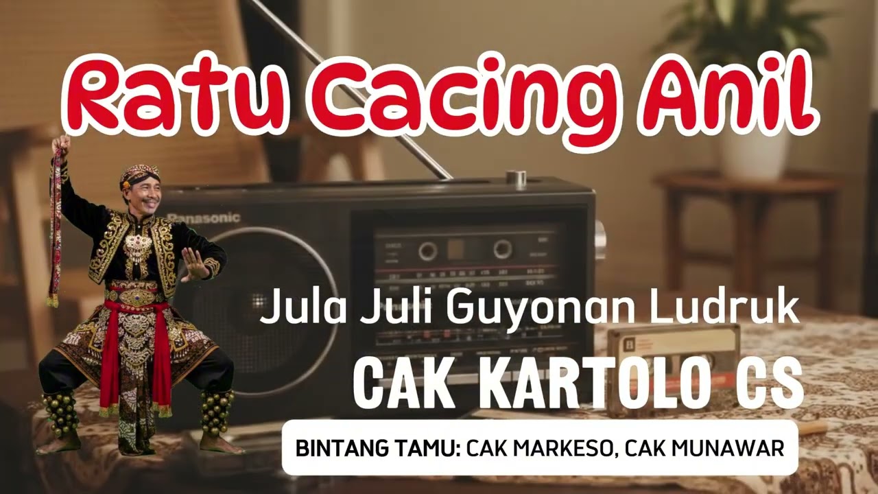 LUDRUK KARTOLO CS : RATU CACING ANIL #lucu #ludruk #cakkartolo #komedi #guyonan